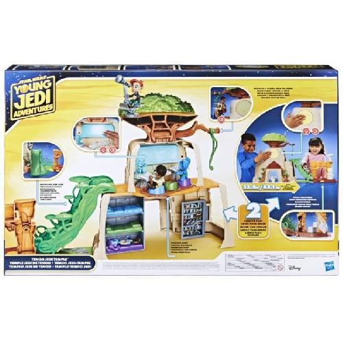 Figurine Miniature - Personnage Miniature Young Jedi Temple Jedi de Tenoo. Figurine et effets sonores et lumineux. 2 figurines incluses. des 3 ans. Star Wars. Hasbro