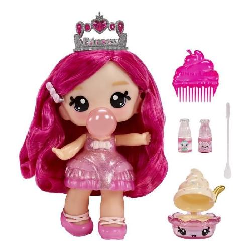 Poupee Yummiland - Grande poupée 25 cm a coiffer et câliner - Animal de compagnie + baumes a levre parfumé - Bianca - Des 4ans