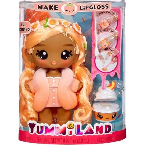 Poupee Yummiland - Grande poupée 25 cm a coiffer et câliner - Animal de compagnie + baumes a levre parfumé - Pia - Des 4ans