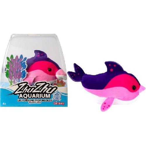 Figurine Miniature - Personnage Miniature Zhu Zhu Aquarium - LANSAY - Nina le Dauphin - Des 4 ans