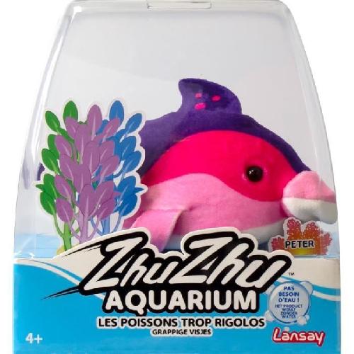 Figurine Miniature - Personnage Miniature Zhu Zhu Aquarium - LANSAY - Nina le Dauphin - Des 4 ans