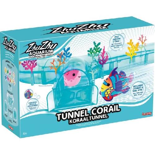 Figurine Miniature - Personnage Miniature Zhu Zhu Aquarium - LANSAY - Tunnel Corail - Des 4 ans