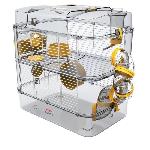 Cage ZOLUX Cage sur 2 étages pour hamsters. souris et gerbilles - Rody3 duo - L 41 x p 27 x h 40.5 cm - Banane